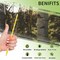 Yellow And White Paper Straws, Pack of 100 Disposable Yellow Striped Cockatil Drinking Straw for Cake Pop Sticks, Anniversary, Birthday Party Supplies